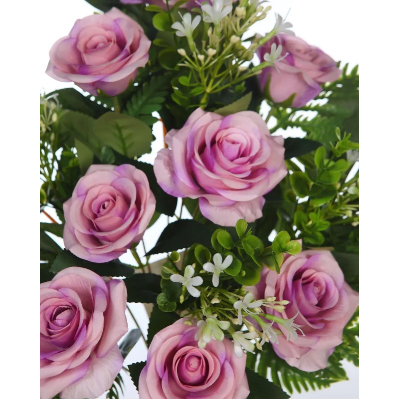 RAMO DE ROSAS ARTIFICIAL 52CM