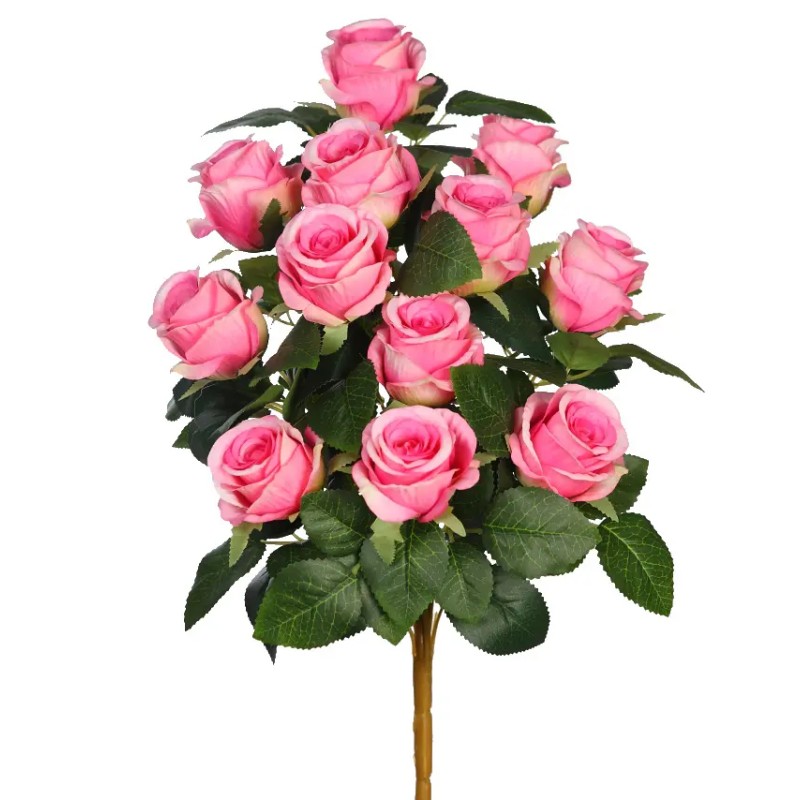 RAMO ROSAS ARTIFICIAL 50CM