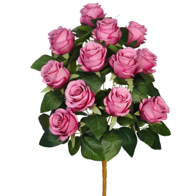 RAMO ROSAS ARTIFICIAL 50CM