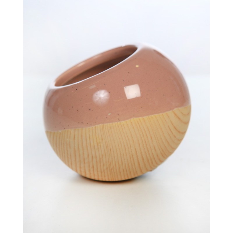 ESFERA CERAMICA BICOLOR 9CM