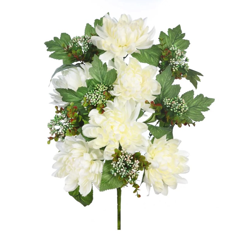 BOUQUET DALIAS ARTIFICIAL 55CM