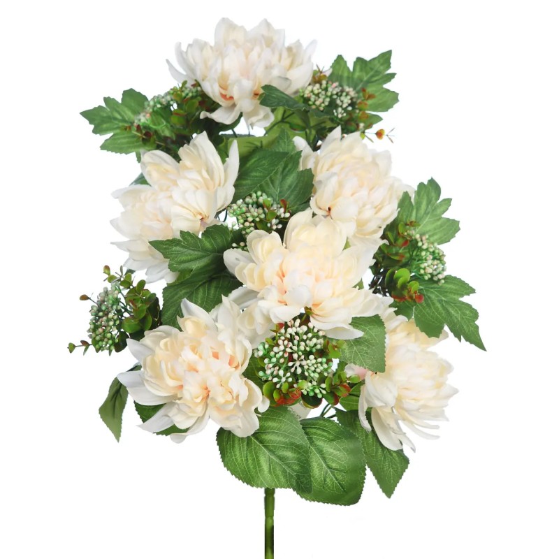 BOUQUET DALIAS ARTIFICIAL 55CM