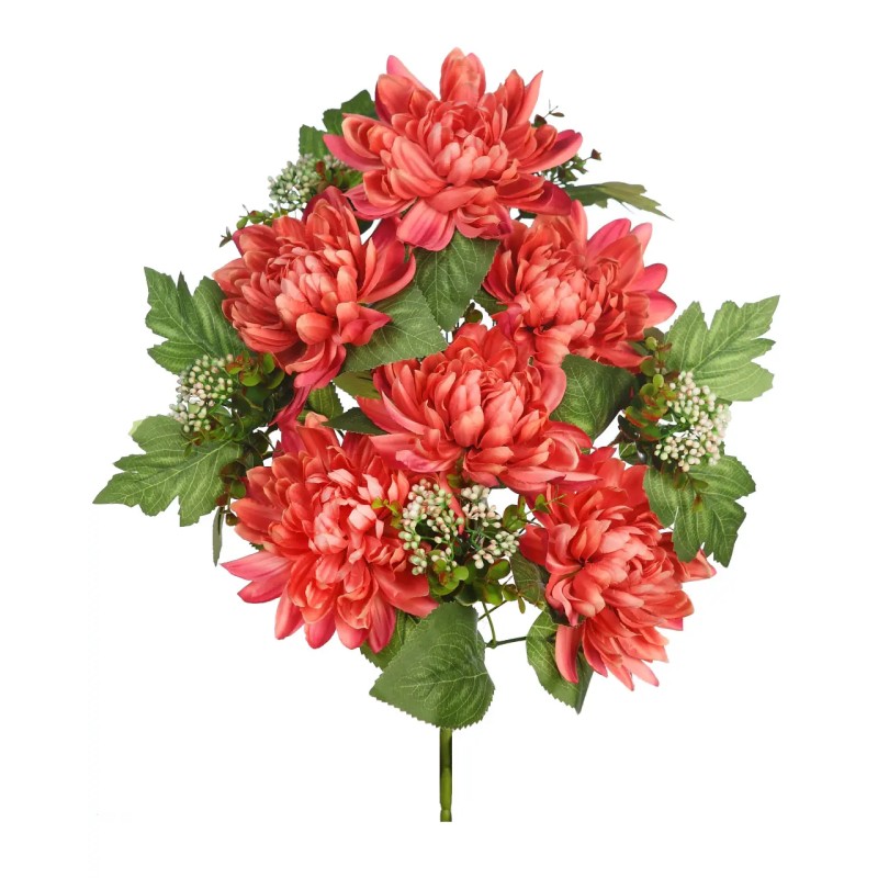 BOUQUET DALIAS ARTIFICIAL 55CM