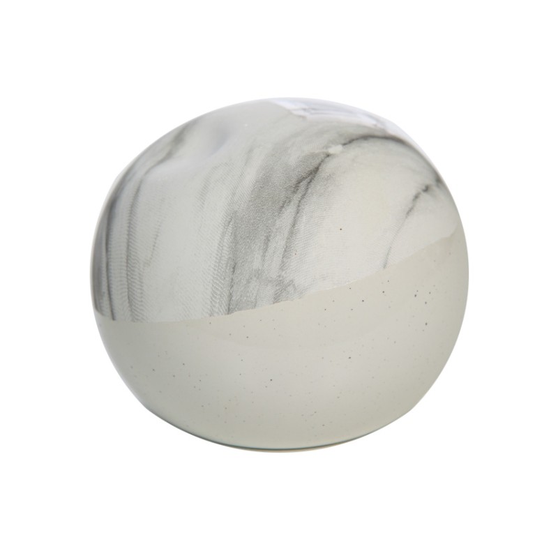 ESFERA CERAMICA BICOLOR 9CM