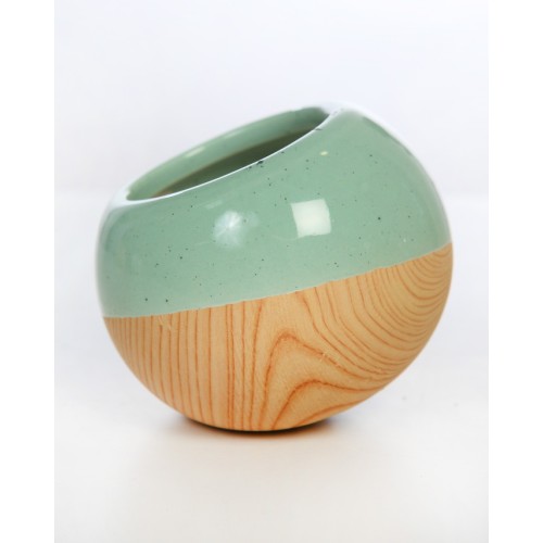 ESFERA CERAMICA BICOLOR 9CM