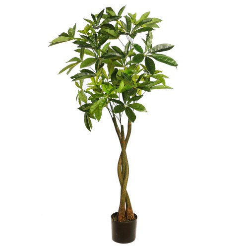 PACHIRA ARTIFICIAL CON MACETA 150CM