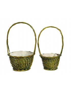 CESTA REDONDA SET 2PCS