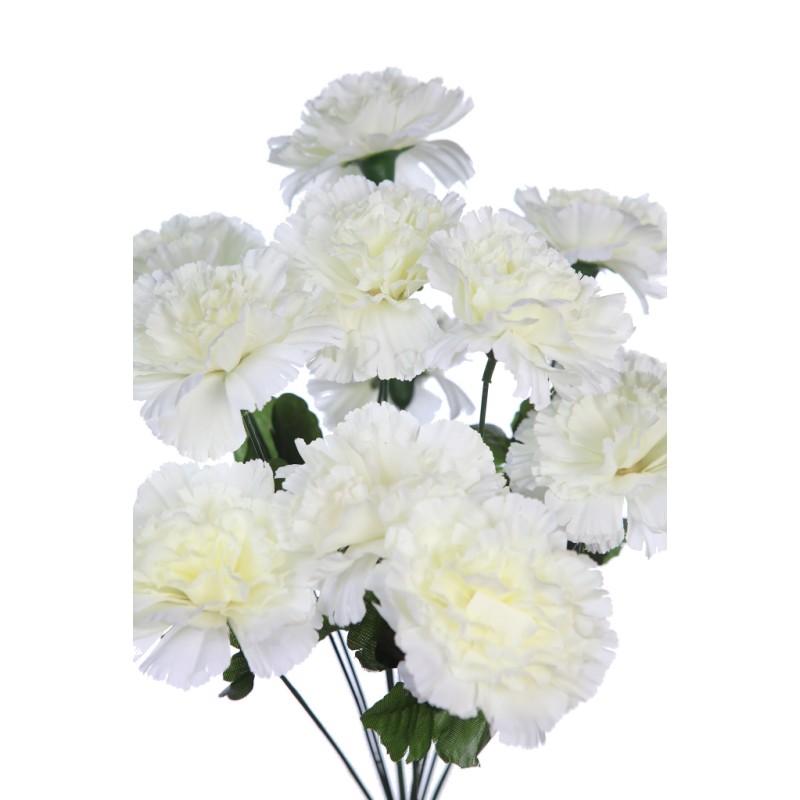 RAMO DE CLAVELES X 12 ARITFICIAL 50CM