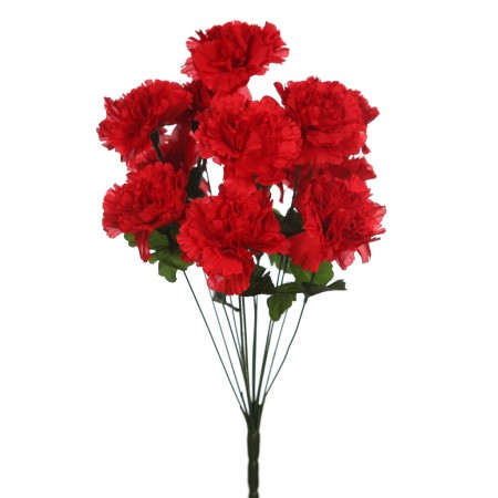 RAMO DE CLAVELES X 12 ARITFICIAL 50CM