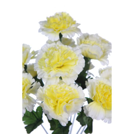 RAMO DE CLAVELES X 12 ARITFICIAL 50CM