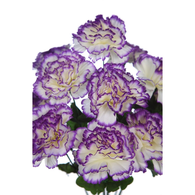 RAMO DE CLAVELES X 12 ARITFICIAL 50CM