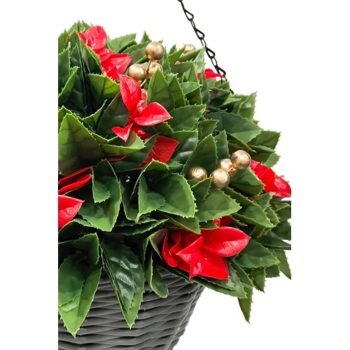 CESTA BERRY COLGANTE ARTIFICIAL UV 30CM 2