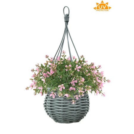 CESTA COLGANTE GYPSOFILA ARTIFICIAL UV 20CM
