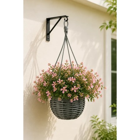 CESTA COLGANTE GYPSOFILA ARTIFICIAL UV 20CM