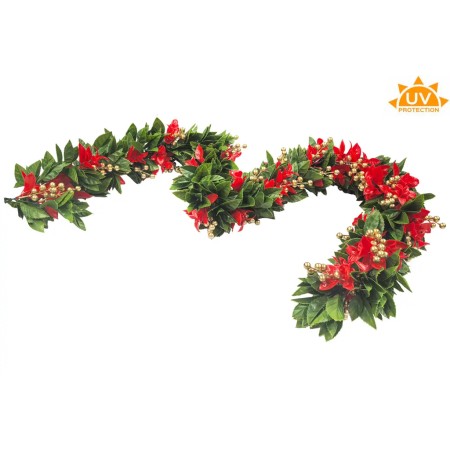 GUIRNALDA BERRY NAVIDEÑA ARTIFICIAL UV 180CM