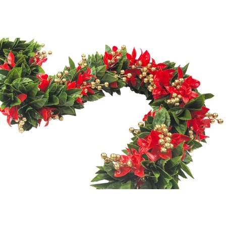 GUIRNALDA BERRY NAVIDEÑA ARTIFICIAL UV 180CM