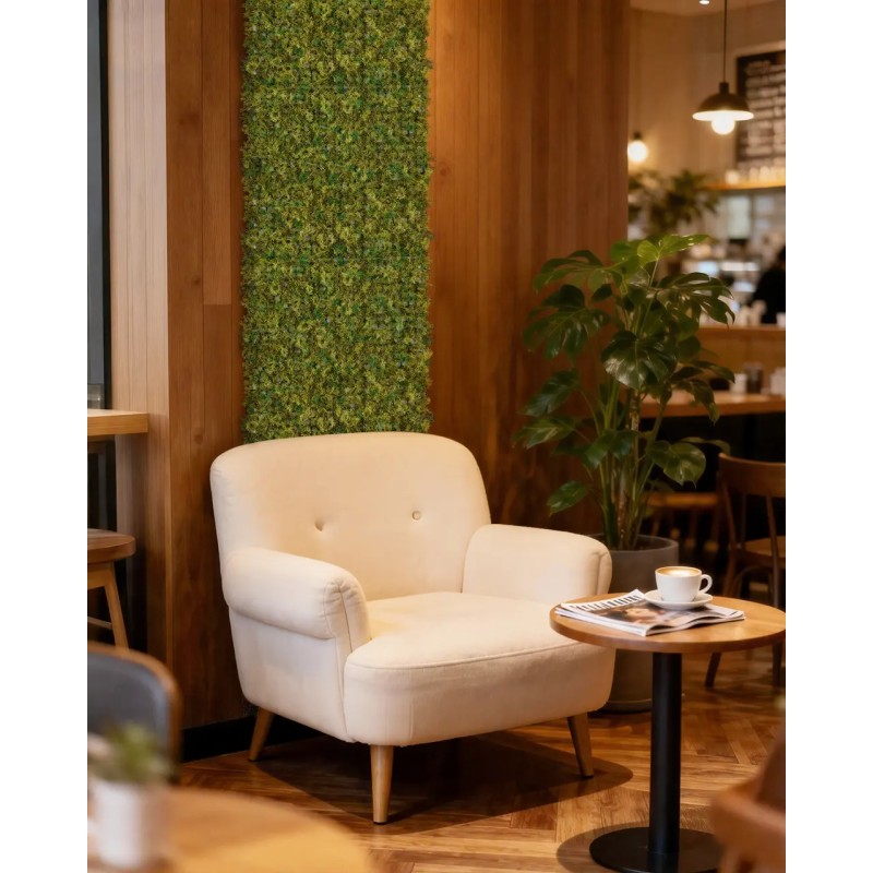 PLACA MUSGO ARTIFICIAL 100CM X 100CM