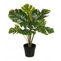 MATA MONSTERA ARTIFICIAL EN MACETA 60CM