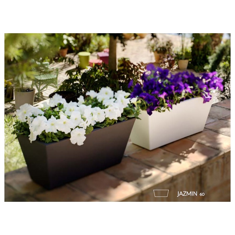 JARDINERA FIBRA 60.5CM X 28CM ALT 25CM