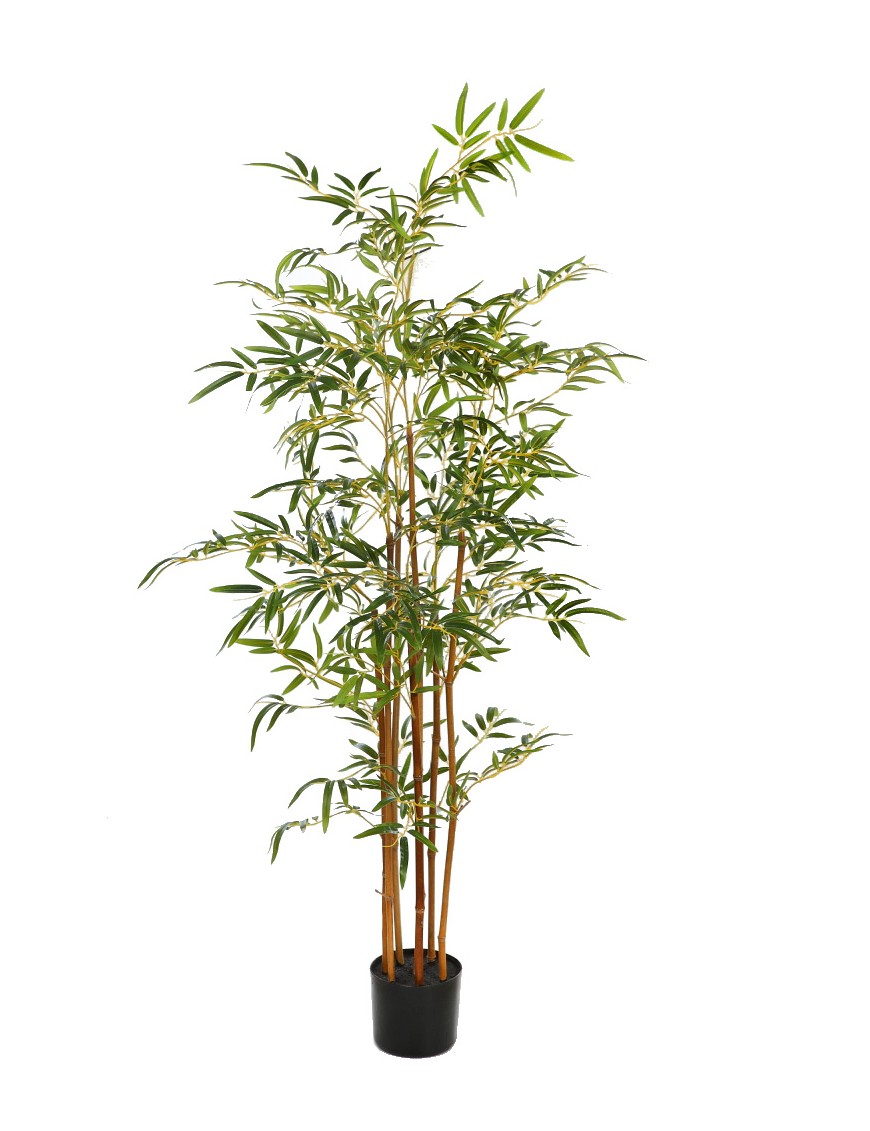 ARBOL BAMBU ARTIFICIAL CON MACETA 150CM
