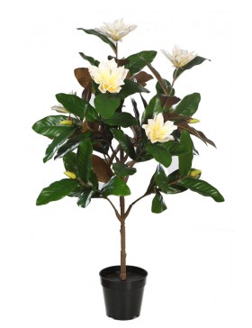 MAGNOLIO ARTIFICIAL CON MACETA 90CM