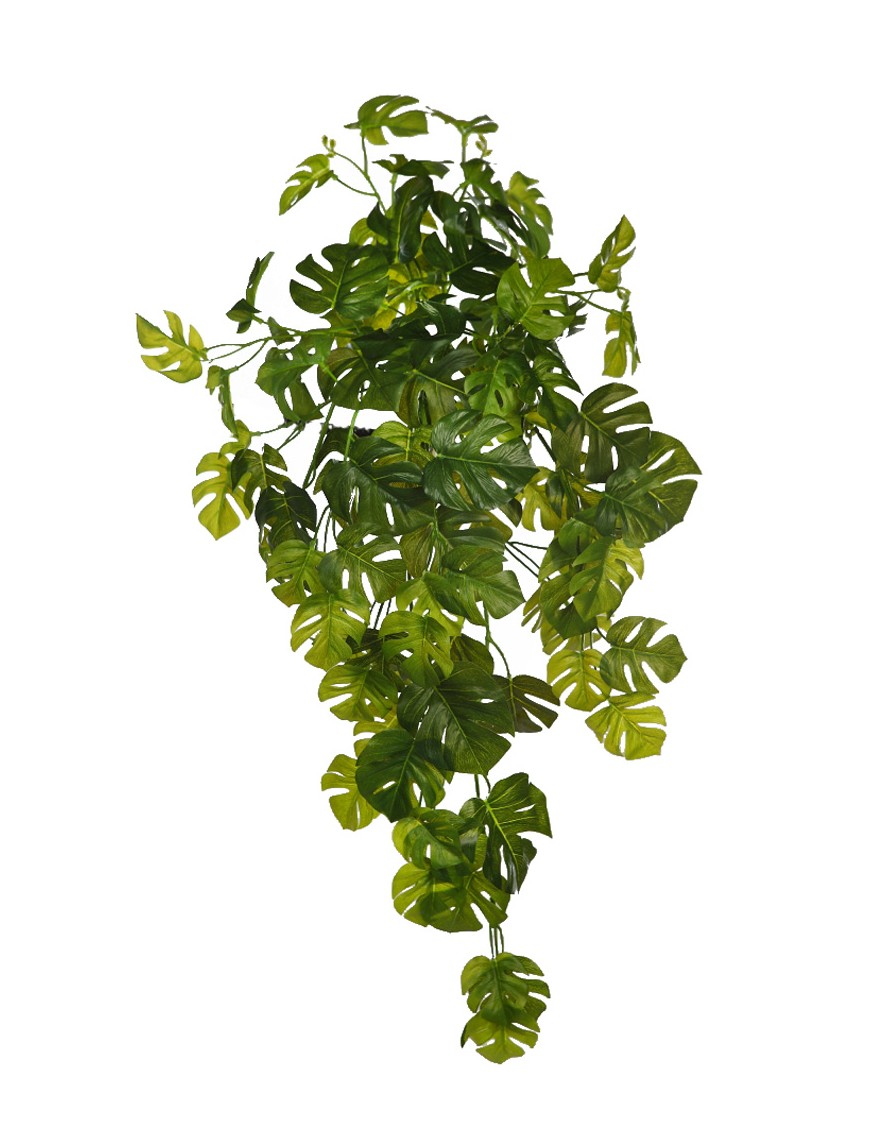 COLGANTE MONSTERA ARTIFICIAL TACTO NATURAL 70CM