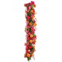 PANEL DE FLORES ARTIFICIALES 150x40CM