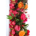 PANEL DE FLORES ARTIFICIALES 150x40CM
