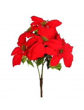 FLOR DE PASCUA X7 ARTIFICAL 50CM