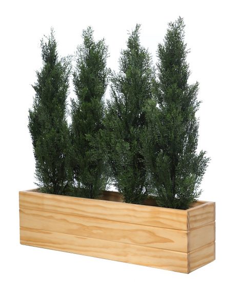 Jardineras seto planta artificial exterior