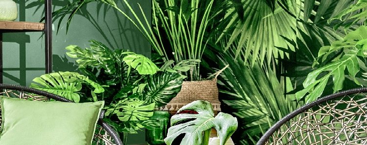 Cómo crear un ambiente tropical con plantas artificiales