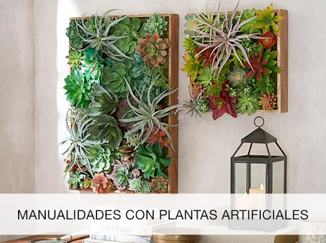 Manualidades con plantas artificiales